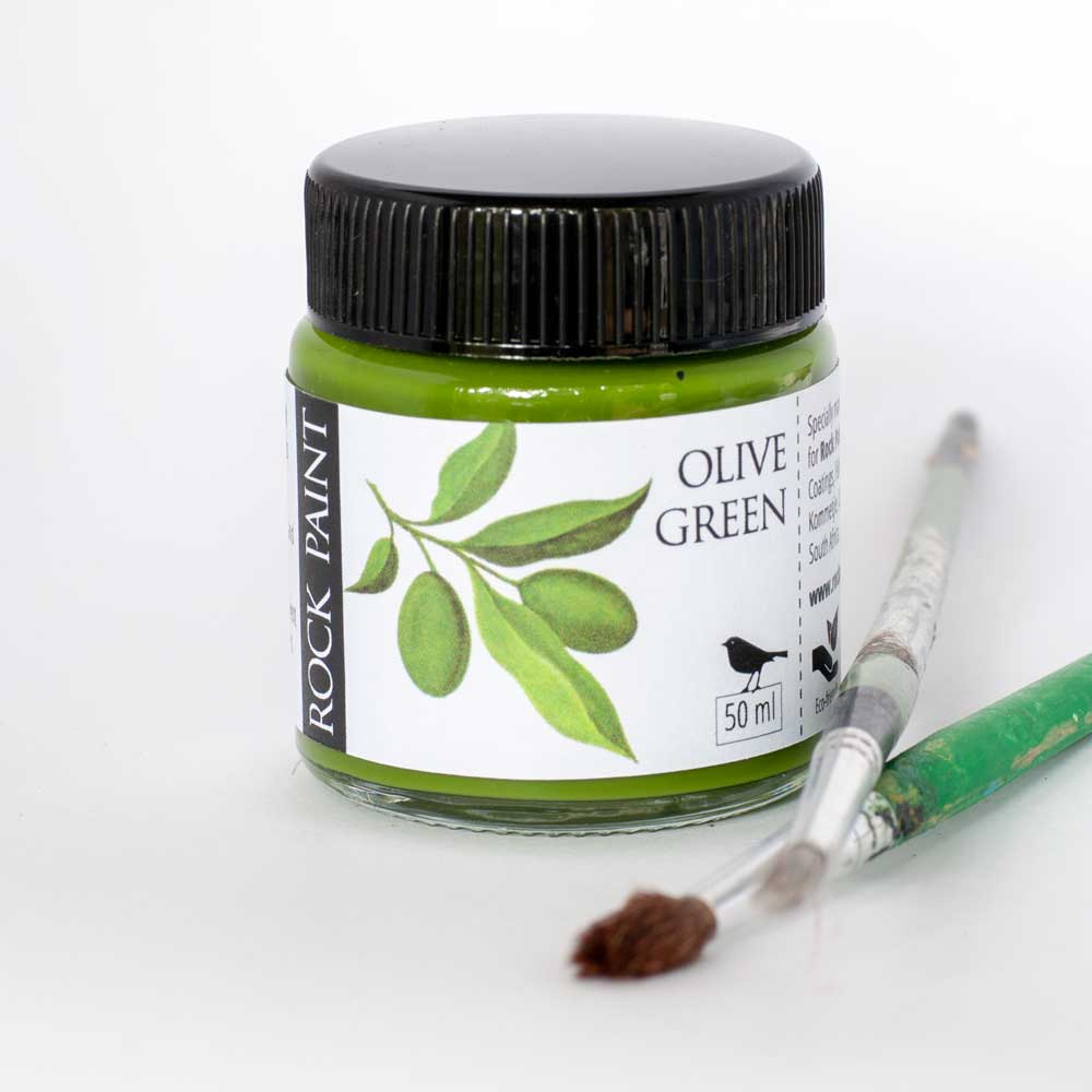 Olive Green Rockpaint