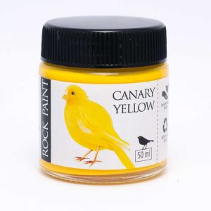 Rock Paint Canary Yellow paint
