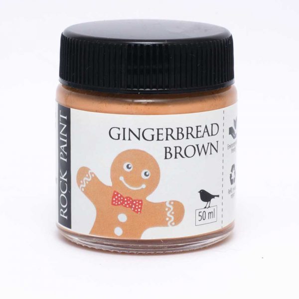 Rock Paint Gingerbread Brown paint