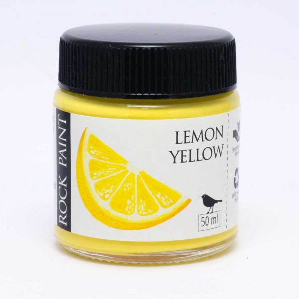 Rock Paint Lemon Yellow paint