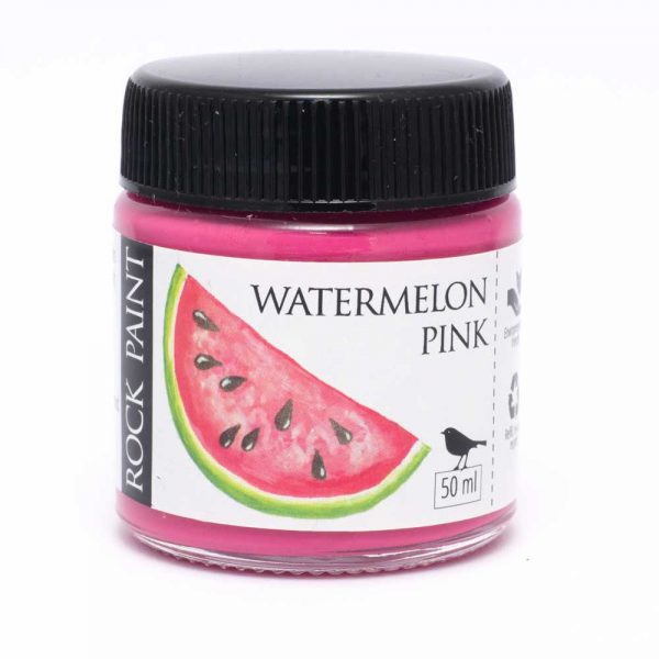 Rock Paint Watermelon Pink paint