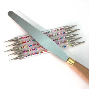 Double-sided Dotting Tools and palette knife combo